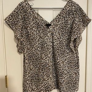 Animal Print Blouse